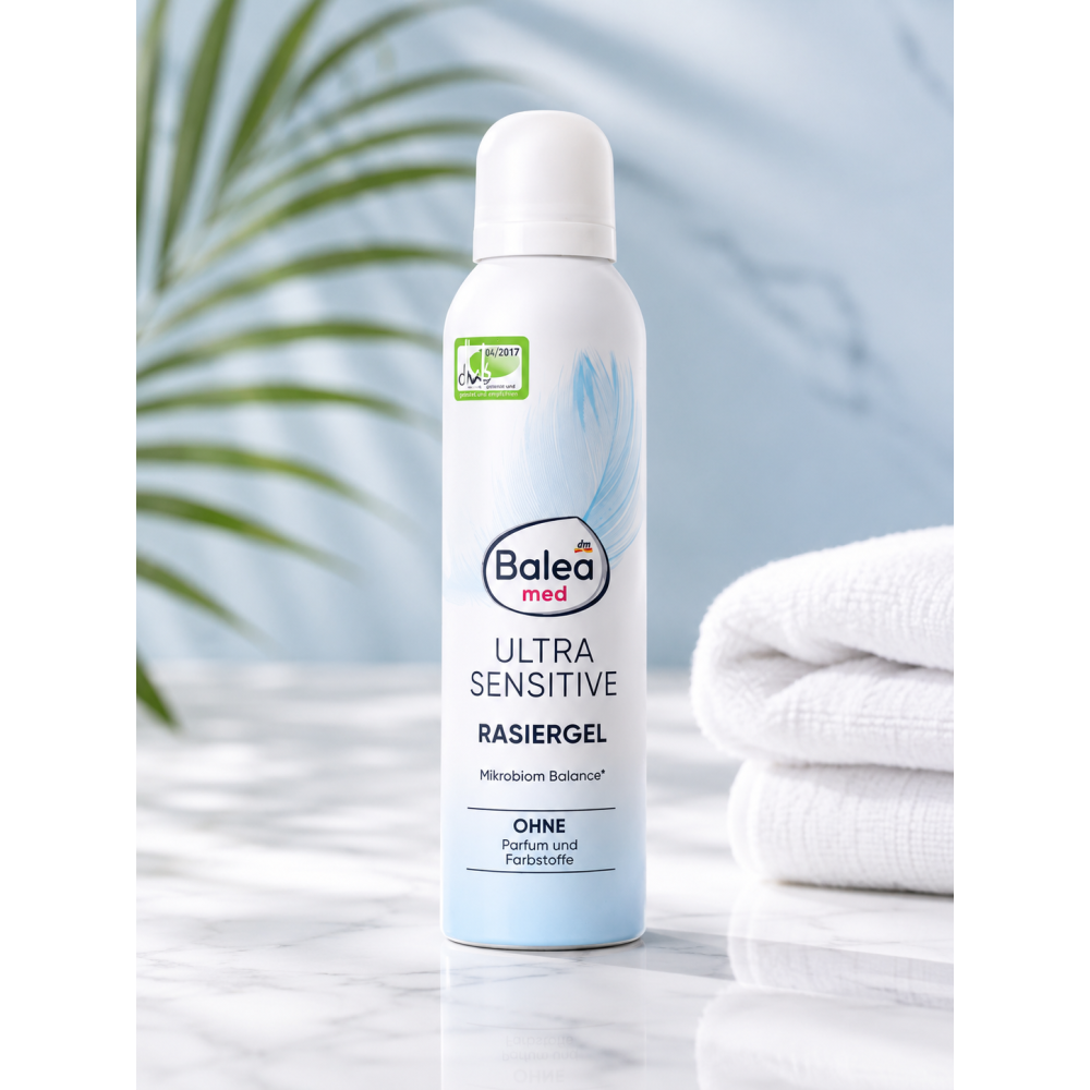 Gel à Raser Balea MED Ultra Sensitive – Peaux Ultra Sensibles