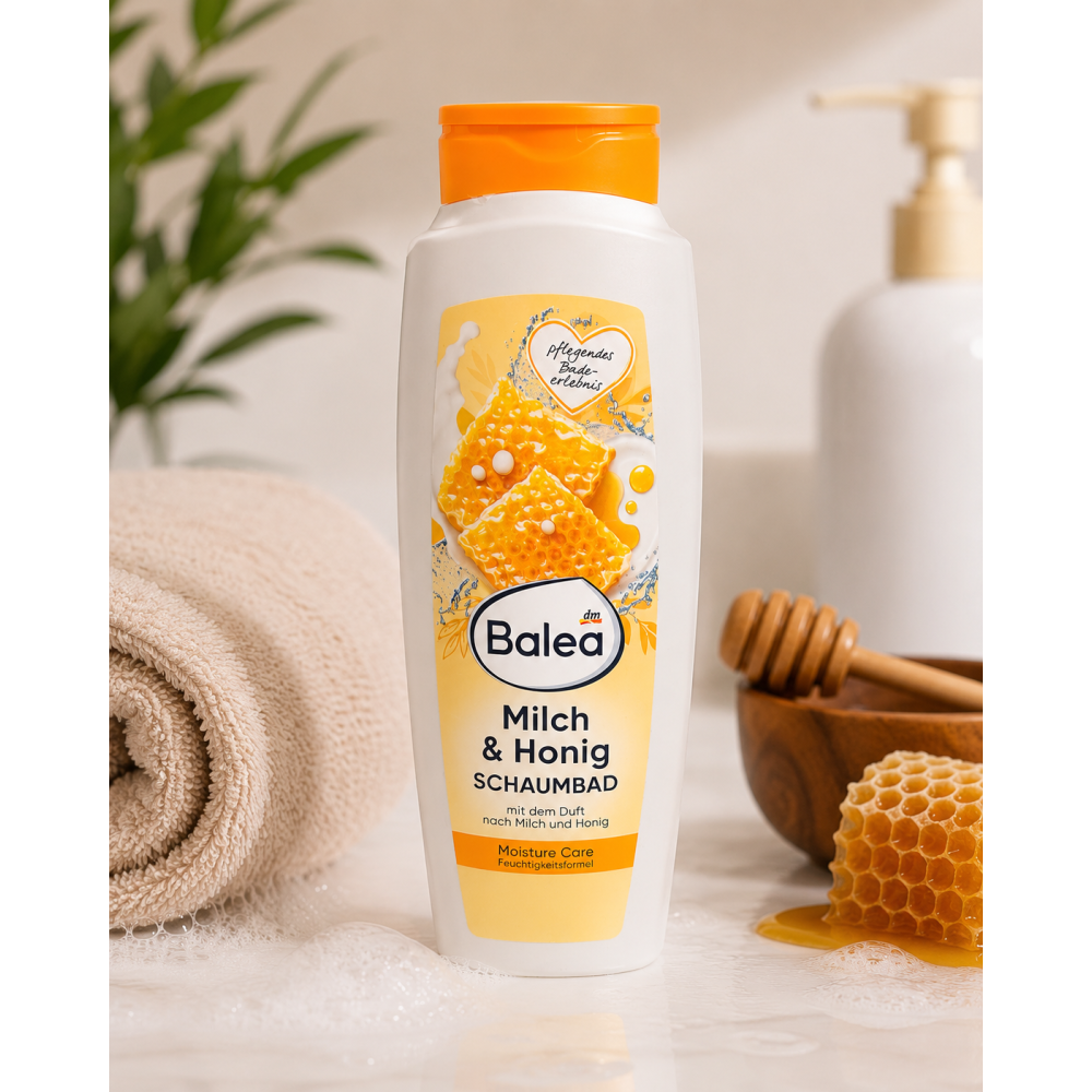 Bain Moussant Balea Lait & Miel – Soin Hydratant