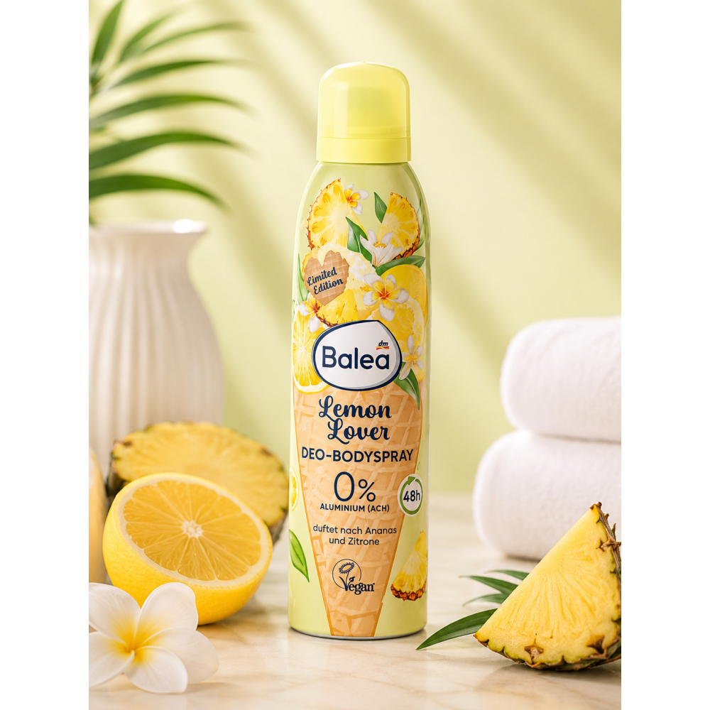 Balea Lemon Lover Deo Bodyspray – Édition Limitée