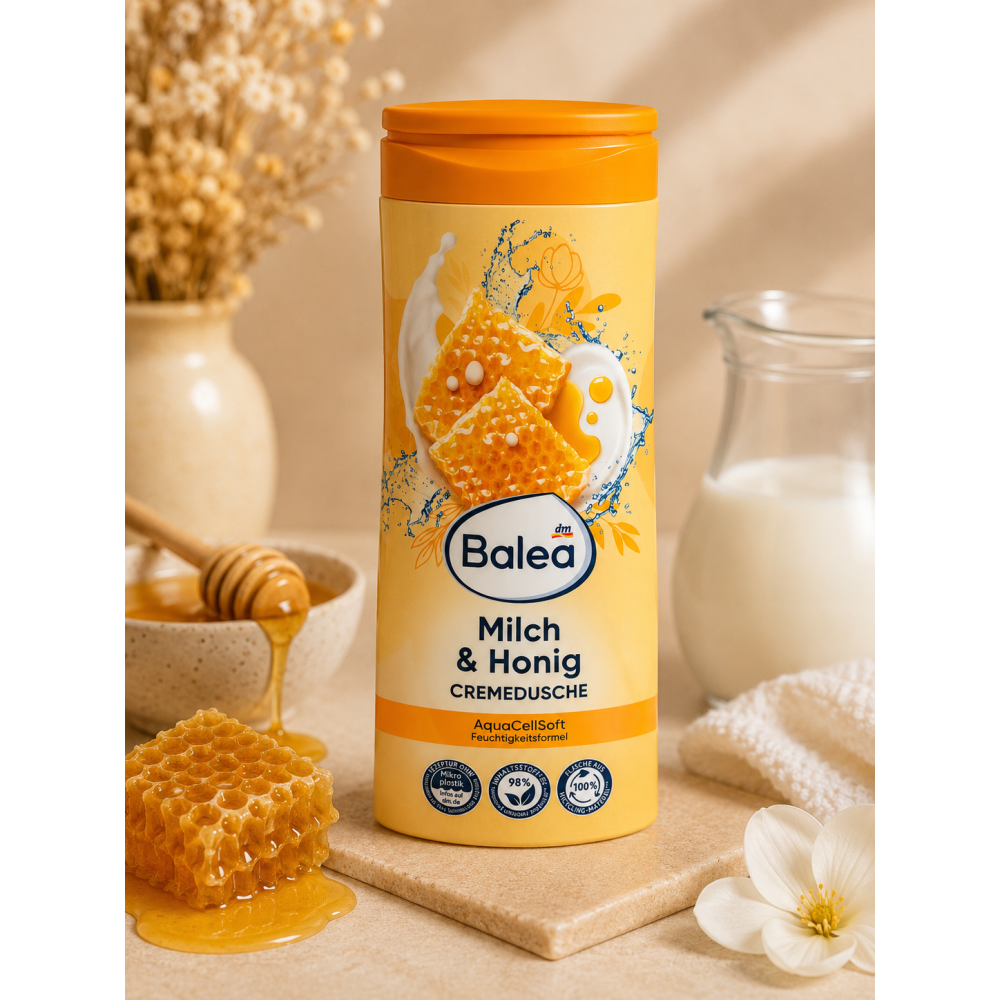Gel Douche Crème Balea Lait & Miel