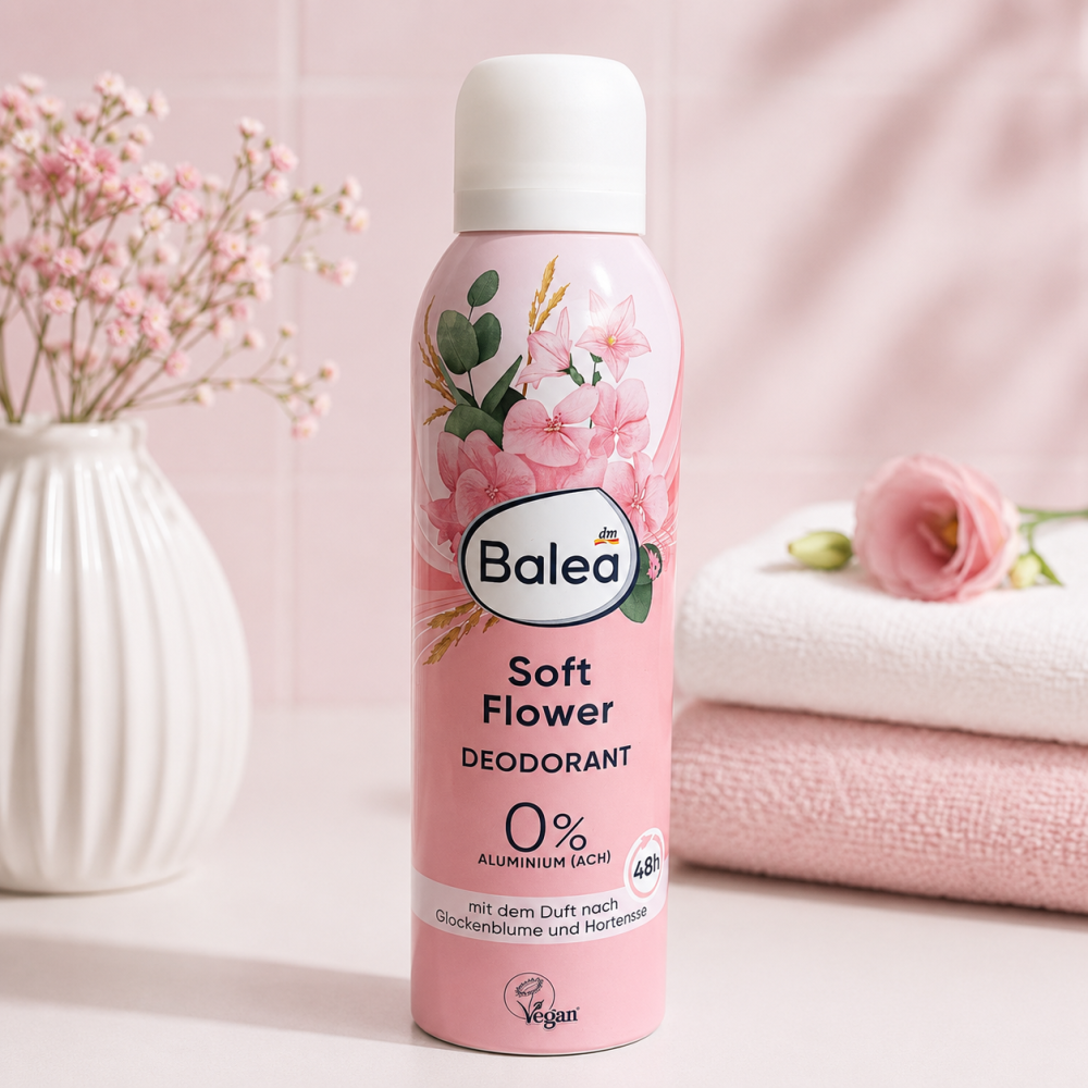 Déodorant Spray Balea Soft Flower – 48 h de Protection