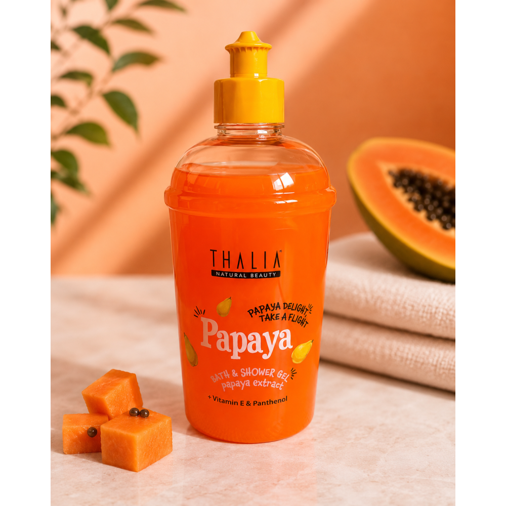 Gel Douche Thalia Natural Beauty Papaya – Extrait de Papaye