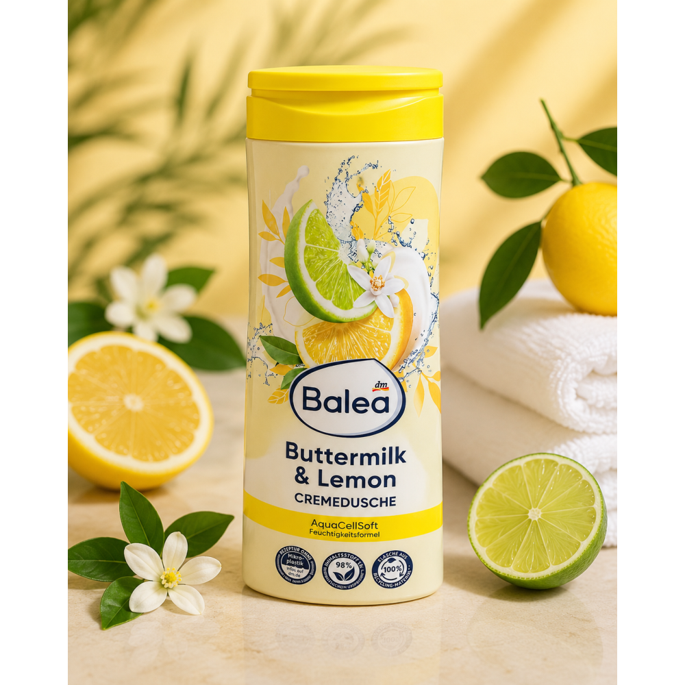Balea Buttermilk & Lemon – Gel Douche Crème