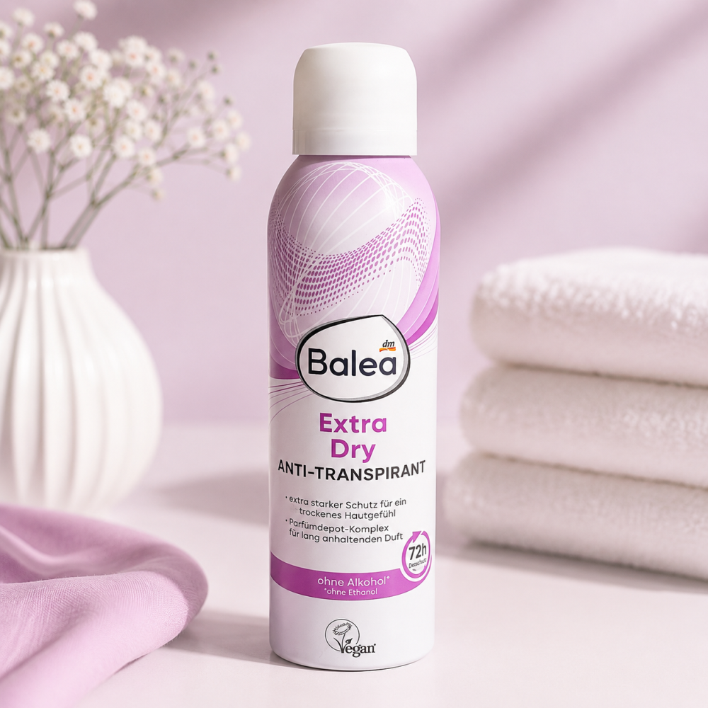 Déodorant Spray Balea Extra Dry – Anti-Transpirant 72 h